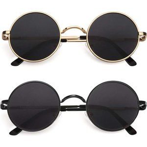 Cool Summer Mens or Womens Lennon Style Round Polarized Unisex Sunglasses